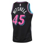 Maillot NBA Miami Heat Davion Mitchell Nike 2025-26 City Edition Noir Swingman - Homme